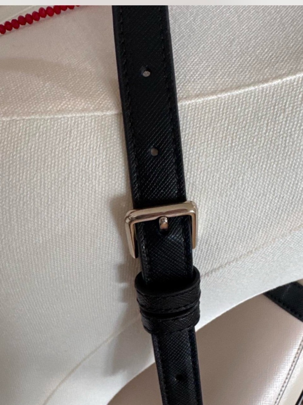 kate spade Cream, Blush & Black Colorblock Saffiano Tote - Picture 5 of 7